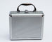 Srebrna aluminiowa walizka transportowa 0,8 kg, wodoodporna aluminiowa walizka transportowa