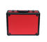 Czerwona aluminiowa walizka narzędziowa z wyświetlaczem ze skóry PU i narzędziami do pakowania Lekka